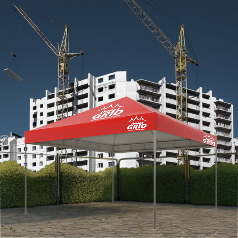 Piramidal 5x5 branco vermelho 1